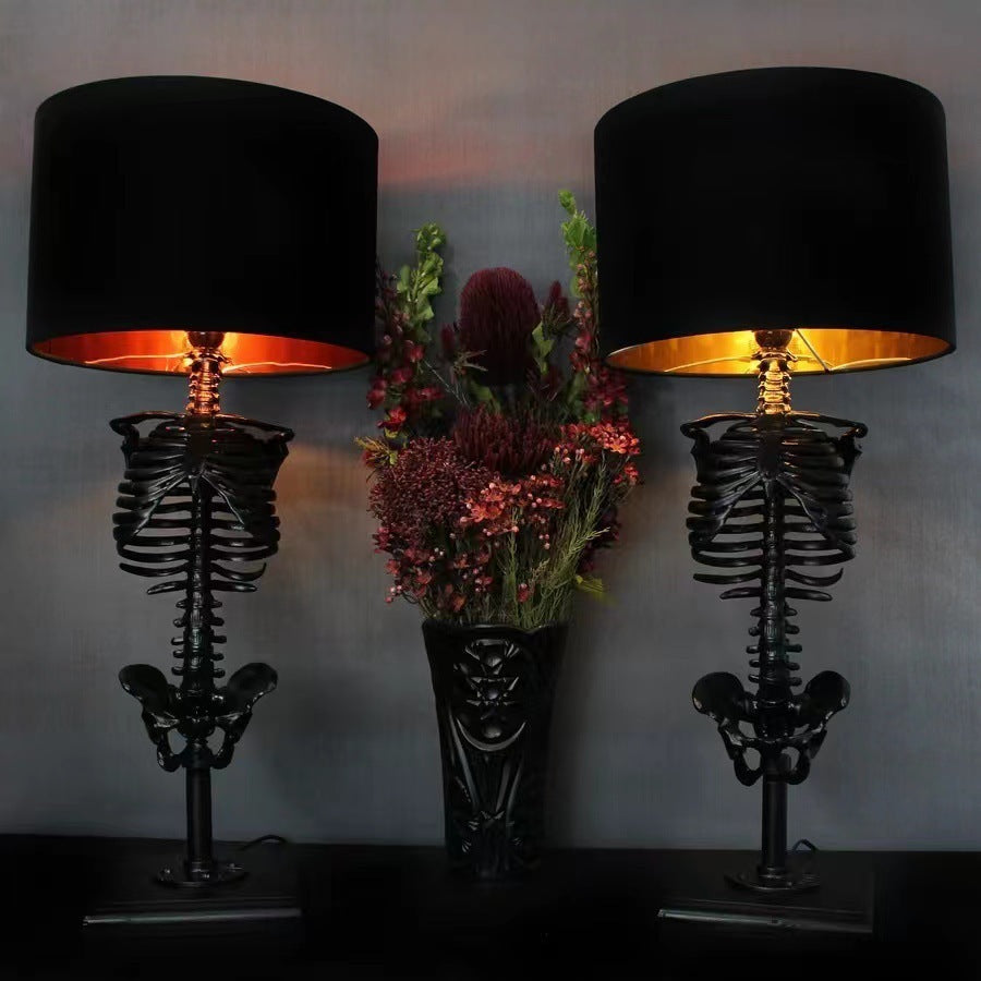 The Skeleton Table Lamp Gothic Home