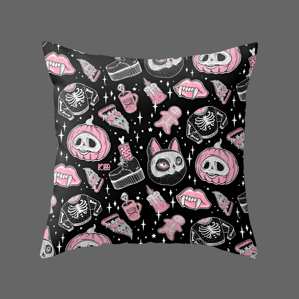 Witching Hour Pillowcase Collection – Gothic & Occult Print Home Decor