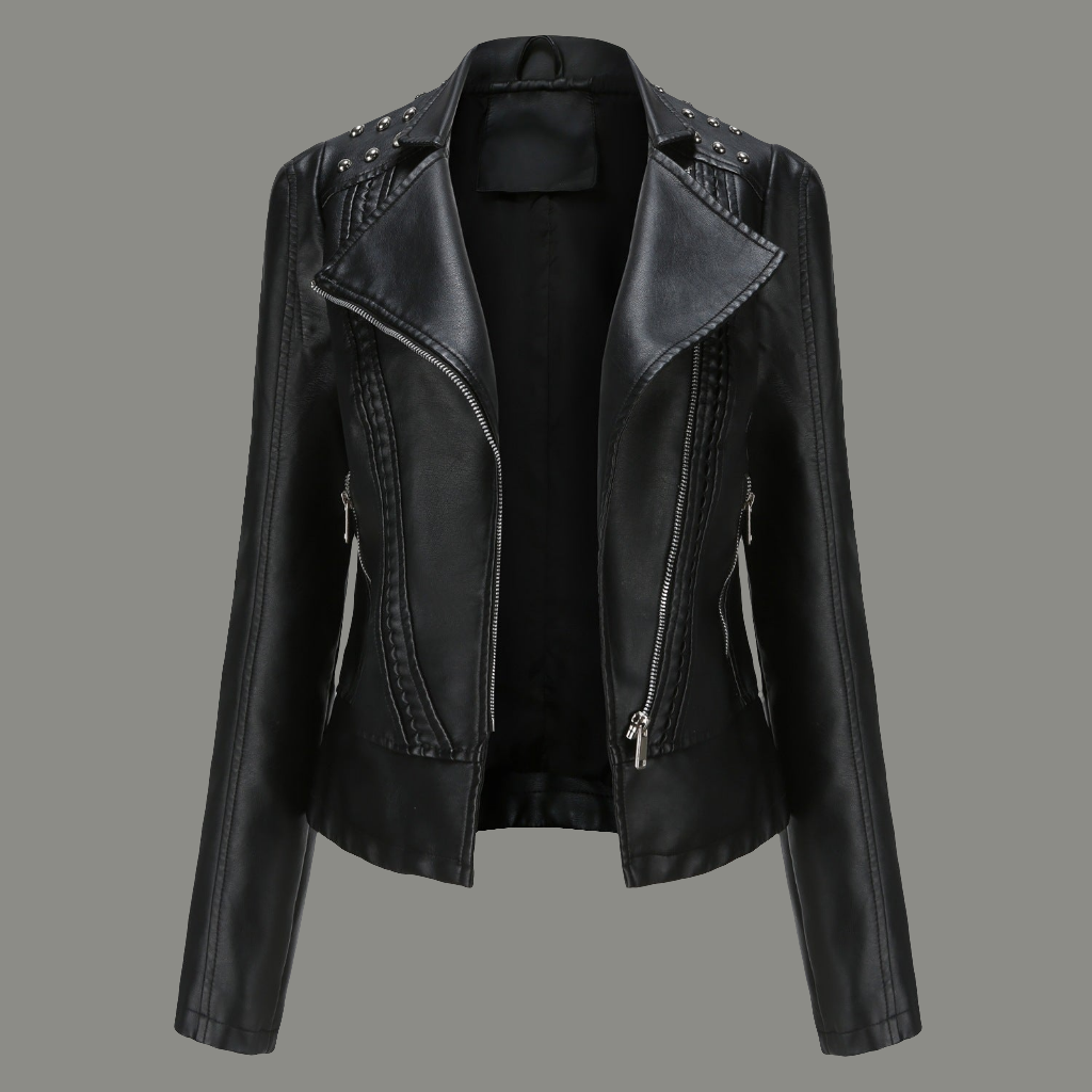 Women's Leather Jacket Slim Thin Small Coat