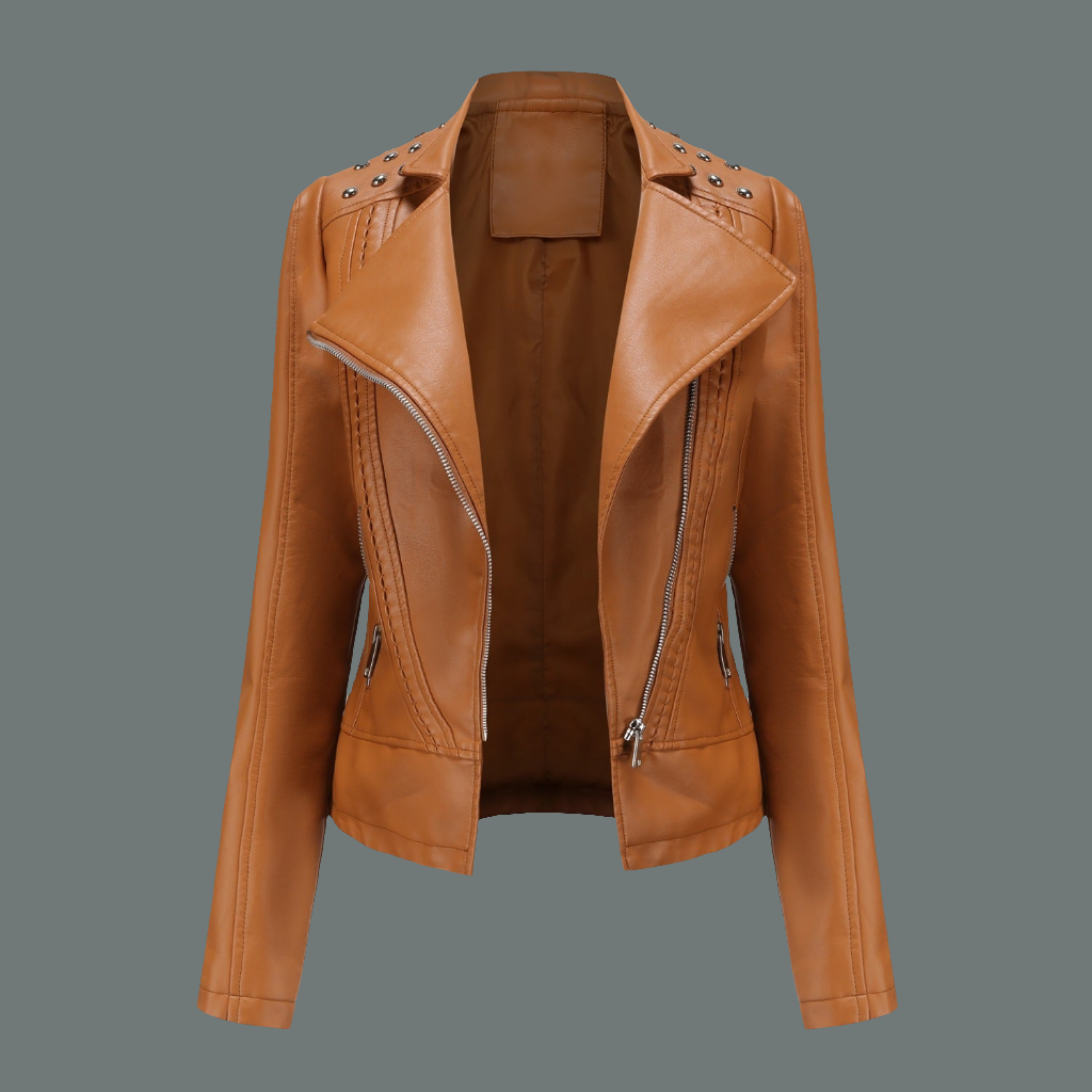Women's Leather Jacket Slim Thin Small Coat