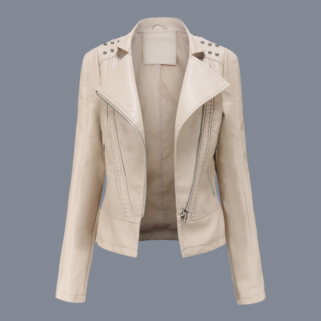 Women's Leather Jacket Slim Thin Small Coat