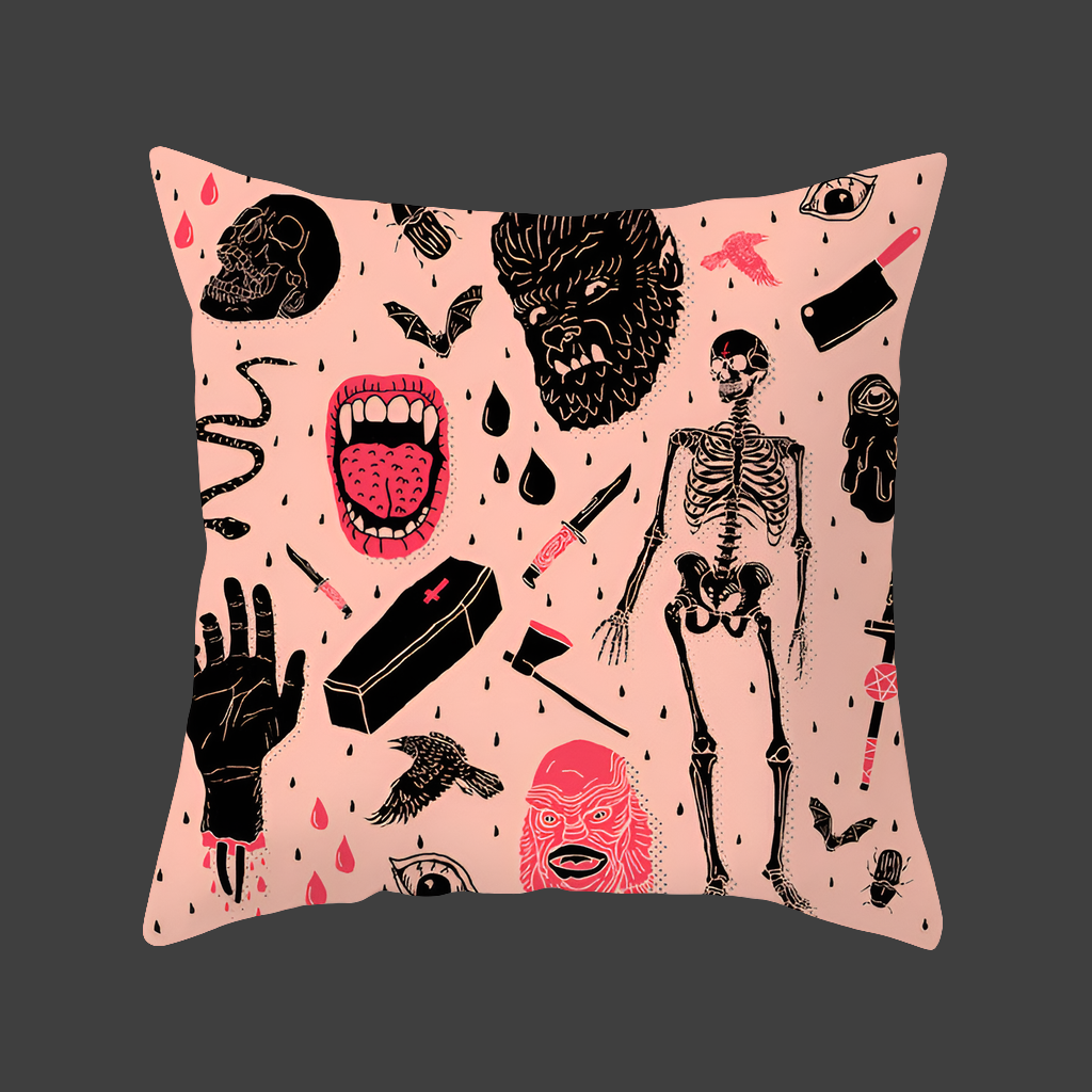 Witching Hour Pillowcase Collection – Gothic & Occult Print Home Decor