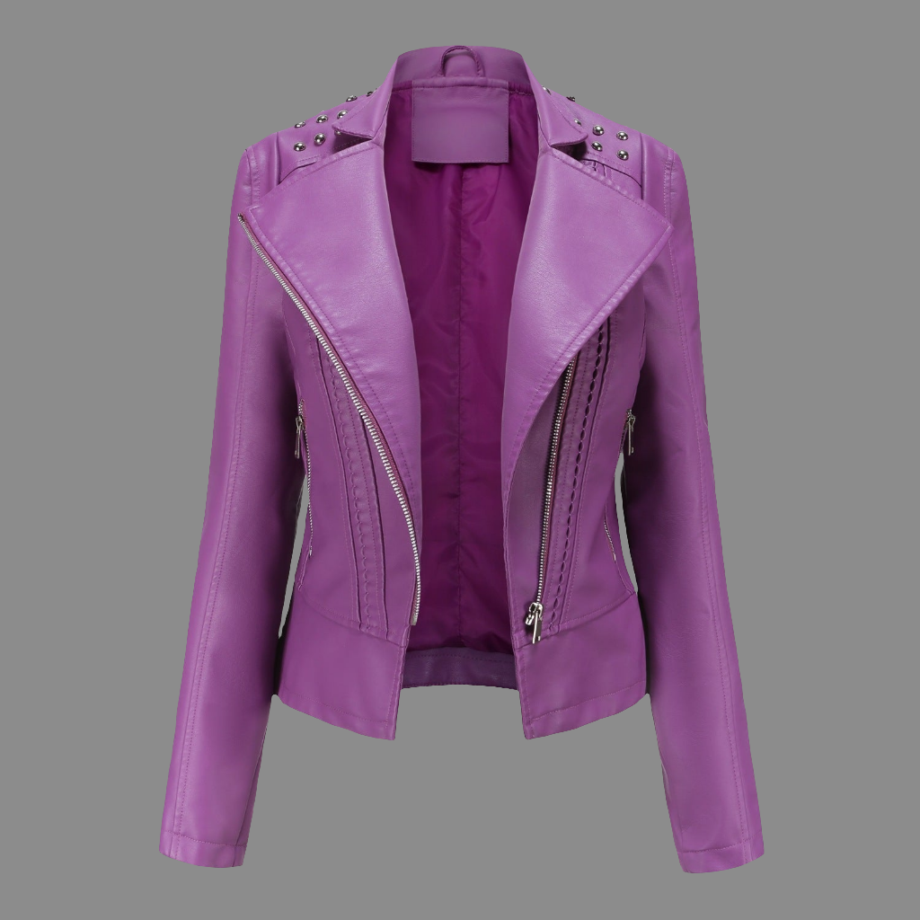 Women's Leather Jacket Slim Thin Small Coat