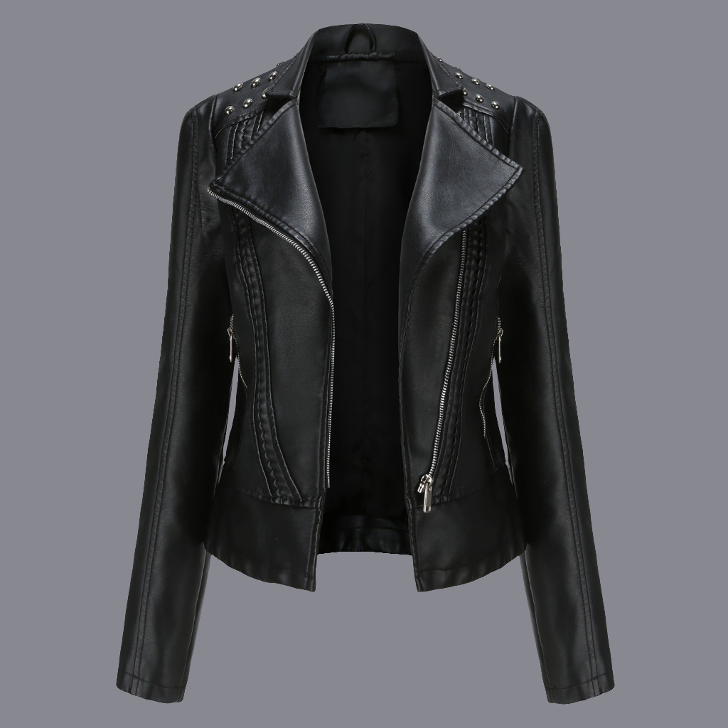 Women's Leather Jacket Slim Thin Small Coat