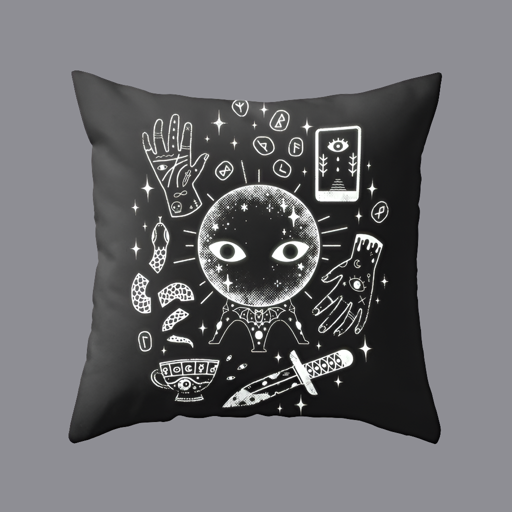 Witching Hour Pillowcase Collection – Gothic & Occult Print Home Decor