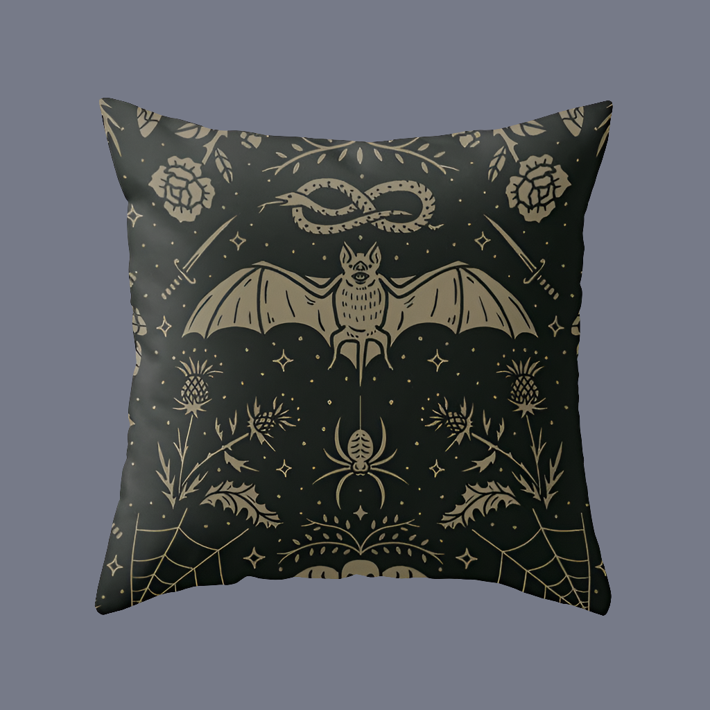 Witching Hour Pillowcase Collection – Gothic & Occult Print Home Decor