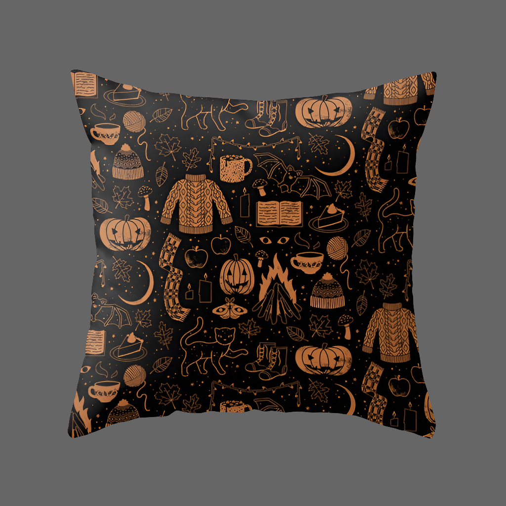 Witching Hour Pillowcase Collection – Gothic & Occult Print Home Decor