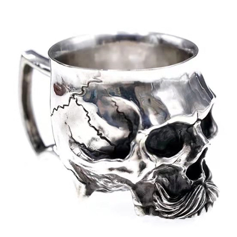 Creative Gothic Alloy Sculpted Drink Cup