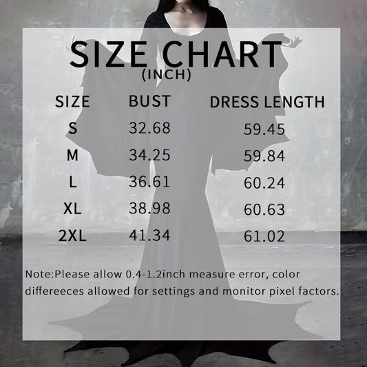 Queen of Shadows Gown – Gothic Batwing Sleeve Mermaid Dress
